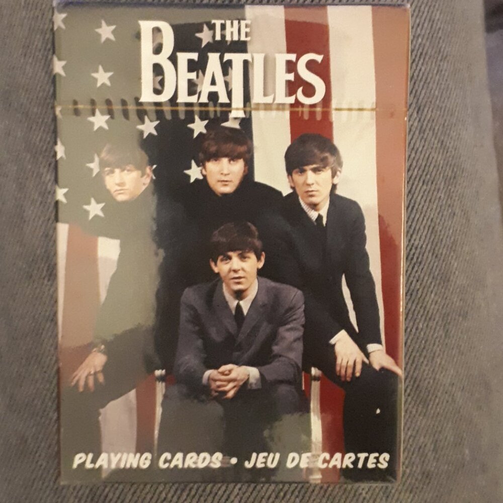 Sealed Beatles playing cards